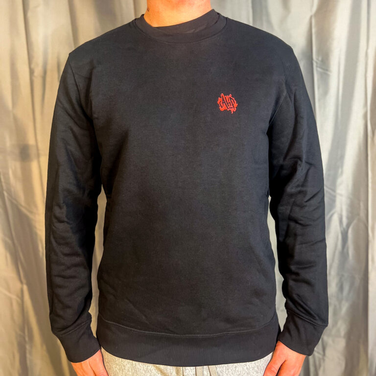 Pull AKP noir 100% coton bio